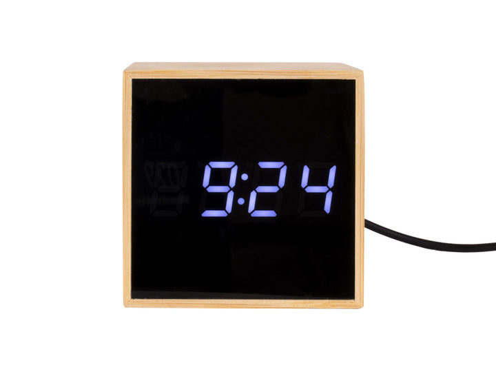 Karlsson Alarm clock Mini Cube bamboo