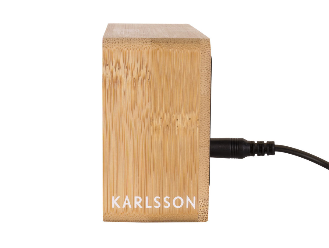 Karlsson Alarm clock Tube bamboo