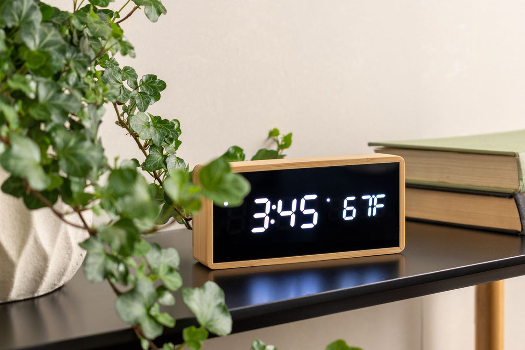 Karlsson Alarm clock Tube bamboo