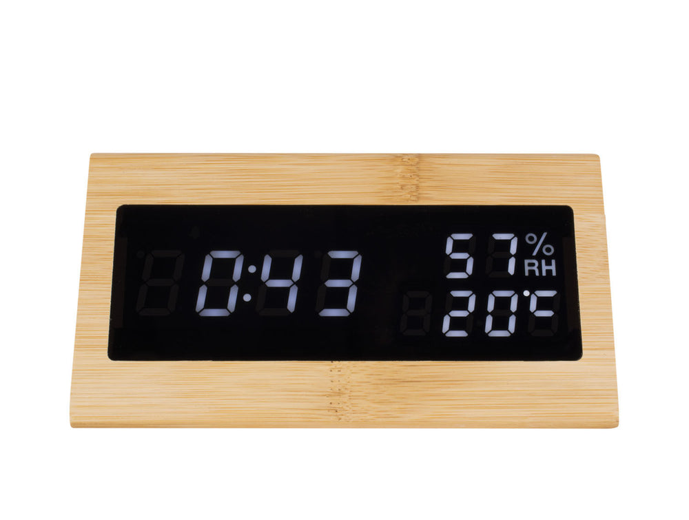 Karlsson Alarm clock Triangle bamboo