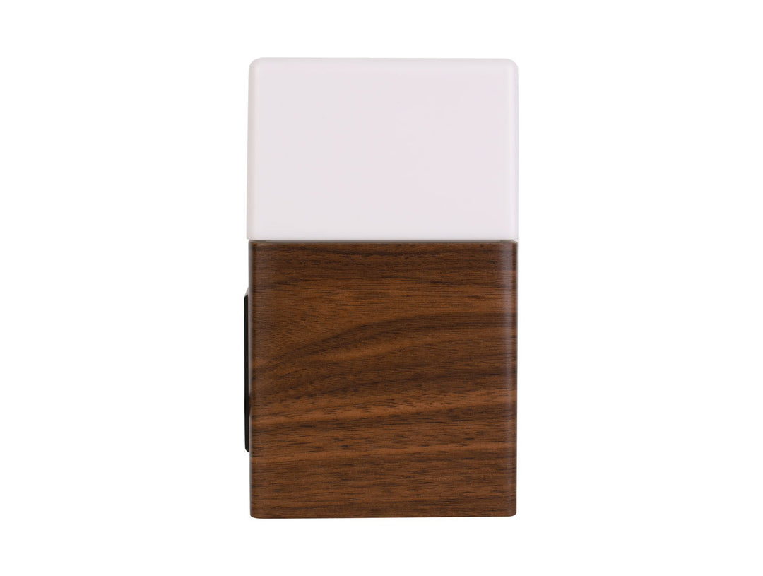 Karlsson Alarm Clock Frosted Light LED dark wood veneer