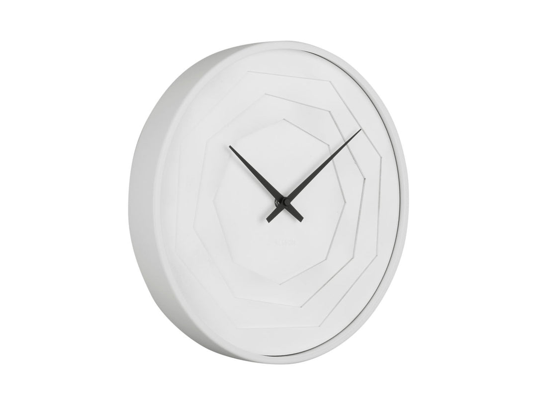 Karlsson Wall clock Layered Origami white