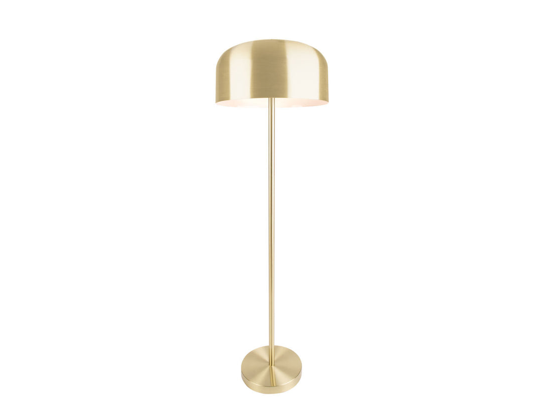 Leitmotiv Floor Lamp Capa metal matt brushed gold