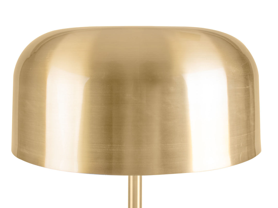 Leitmotiv Floor Lamp Capa metal matt brushed gold