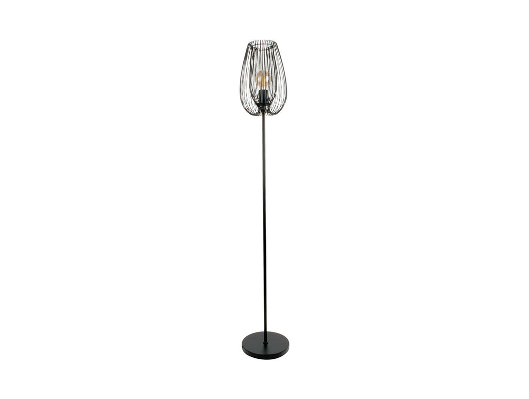 Leitmotiv Floor Lamp Lucid iron black