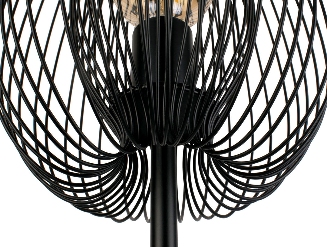 Leitmotiv Floor Lamp Lucid iron black