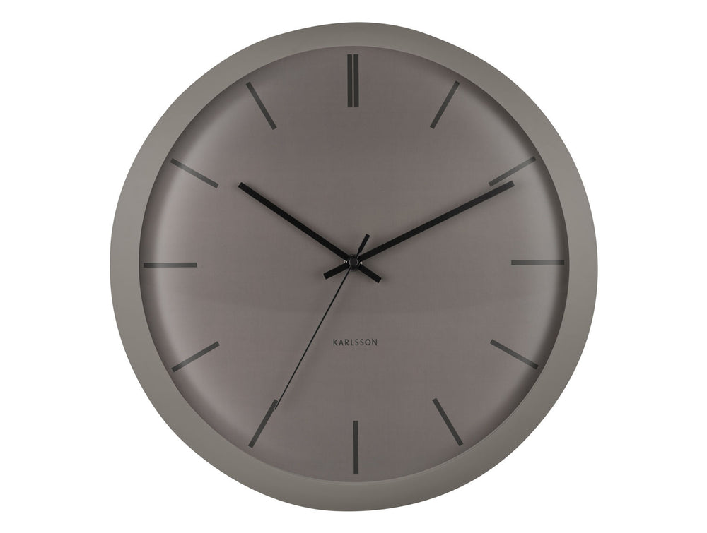 Karlsson Wall clock Nirvana Globe dark warm grey