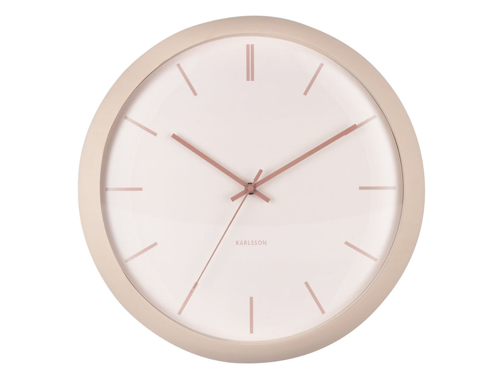 Karlsson Wall clock Nirvana Globe sand brown