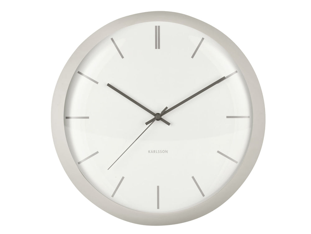 Karlsson Wall clock Nirvana Globe warm grey