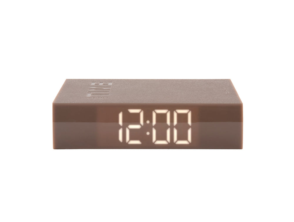 Karlsson Alarm clock Book LED ABS warm grey