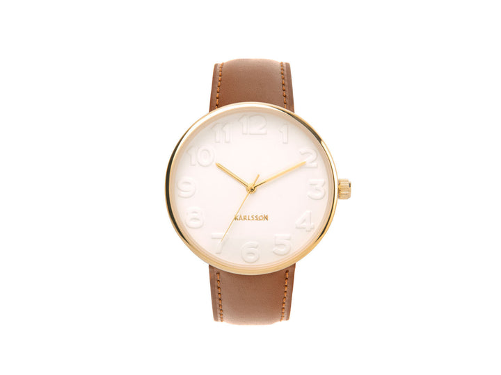 Karlsson Watch Mr. White for men steel white