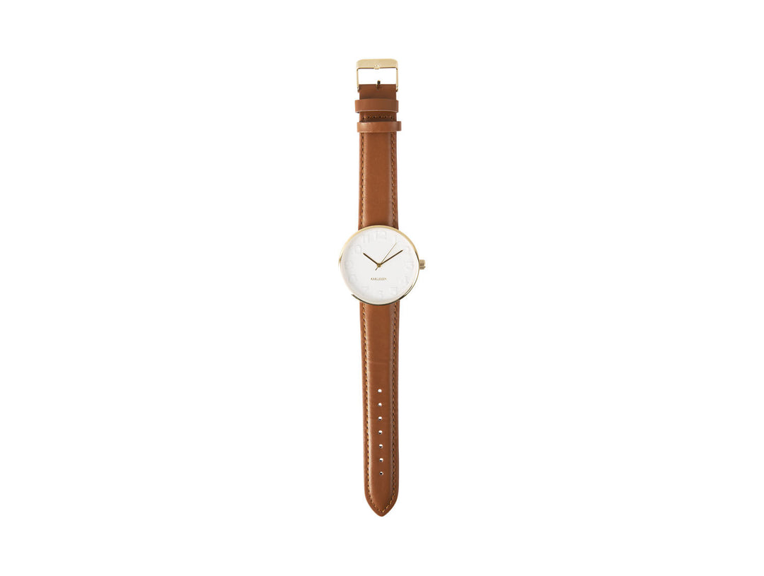 Karlsson Watch Mr. White for men steel white