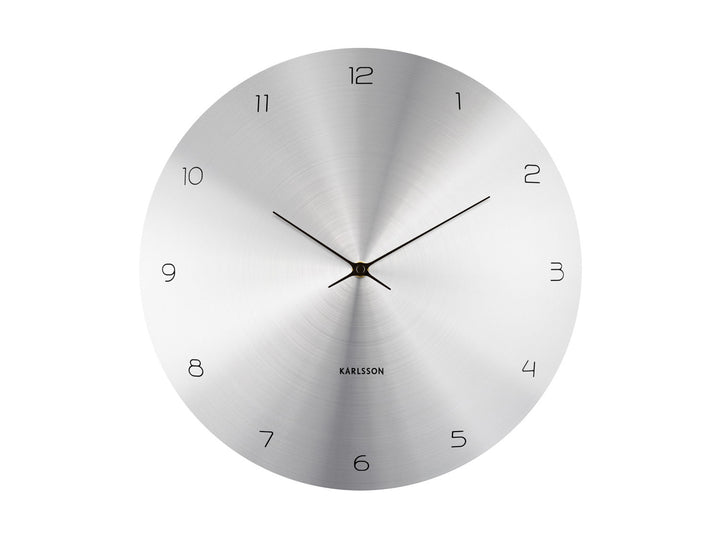 Karlsson Wall clock Dome Disc steel silver