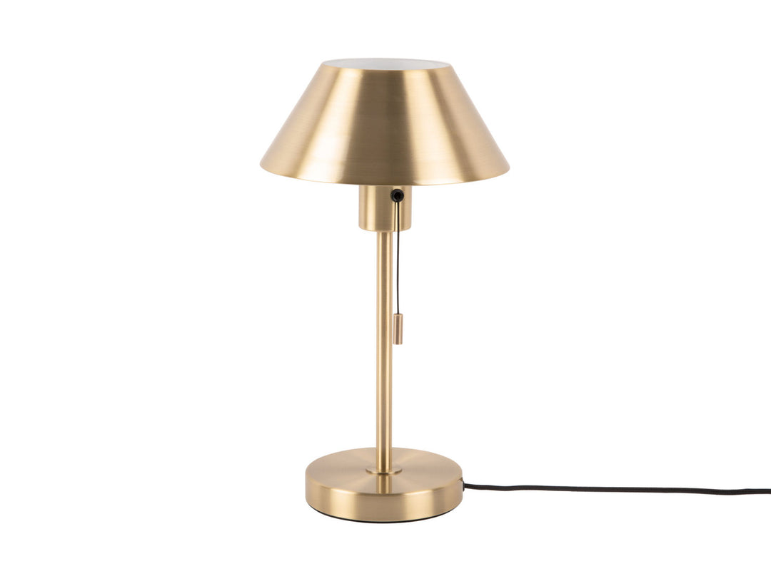 Leitmotiv Table lamp Office Retro metal antique gold plated