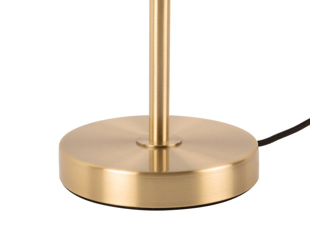 Leitmotiv Table lamp Office Retro metal antique gold plated