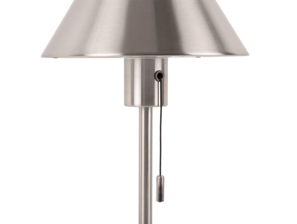 Leitmotiv Table lamp Office Retro metal brushed nickel plated