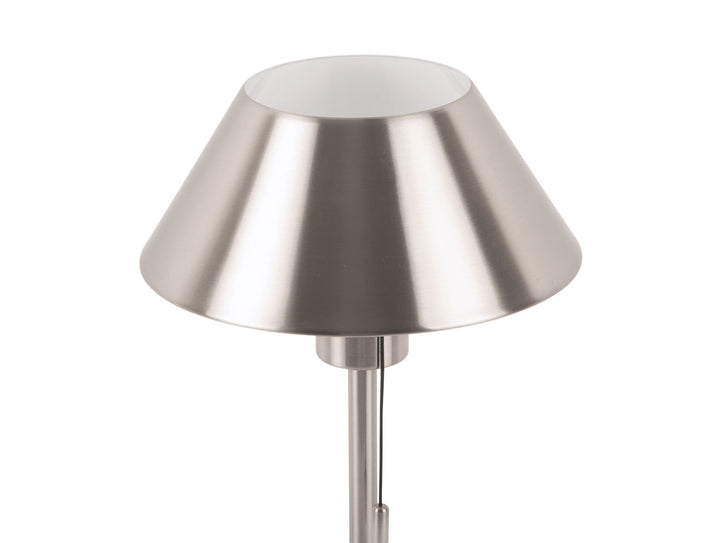 Leitmotiv Table lamp Office Retro metal brushed nickel plated
