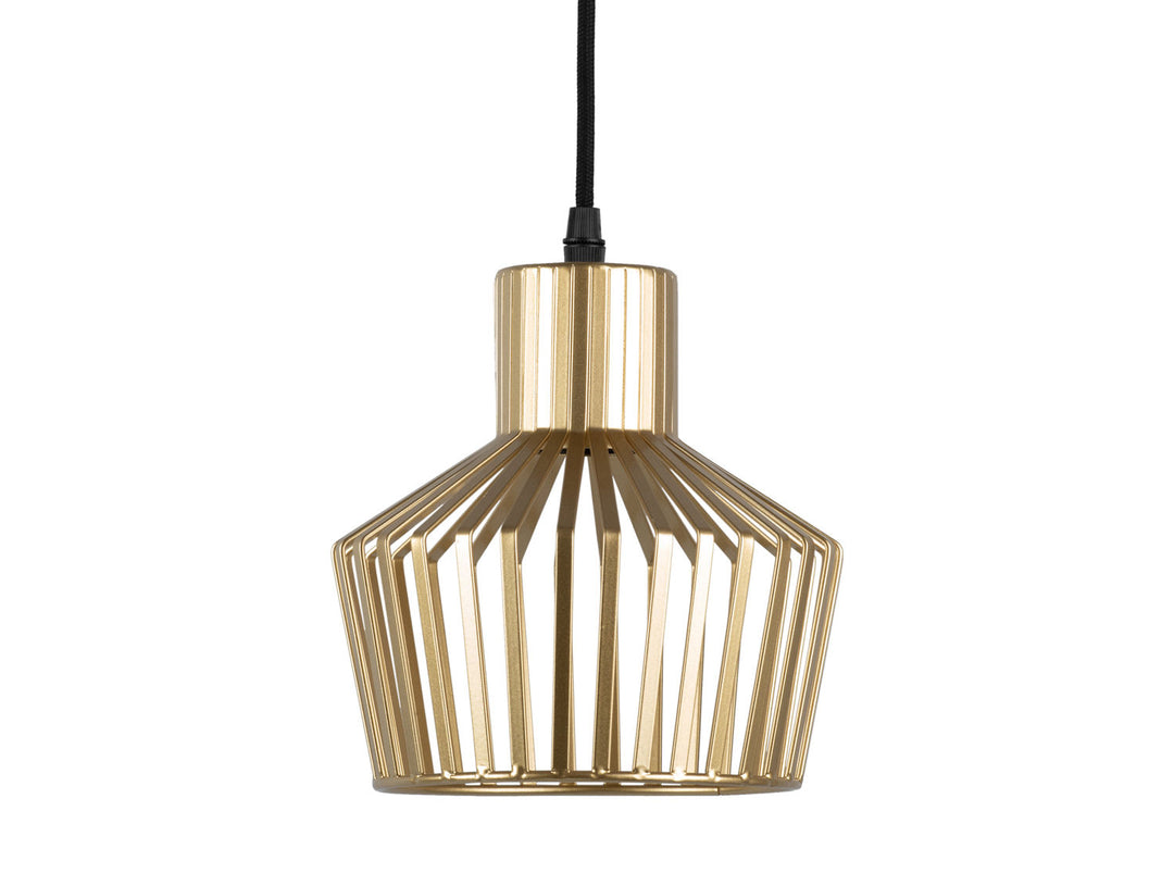 Leitmotiv Pendant lamp Lignes Cap gold painted