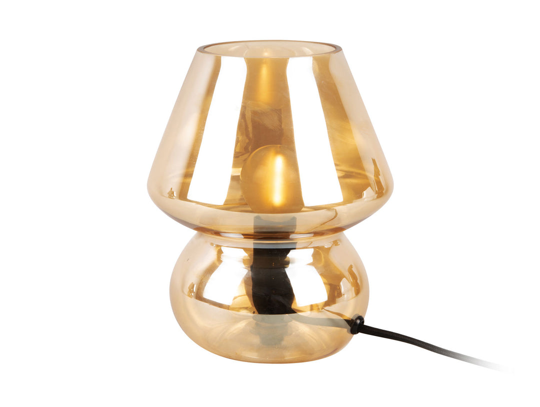 Leitmotiv Table lamp Glass Vintage amber brown