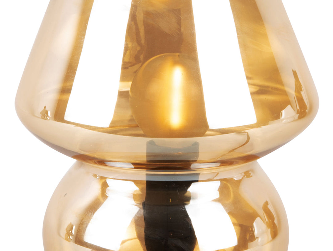 Leitmotiv Table lamp Glass Vintage amber brown