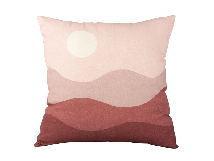present time Cushion Sunset Square