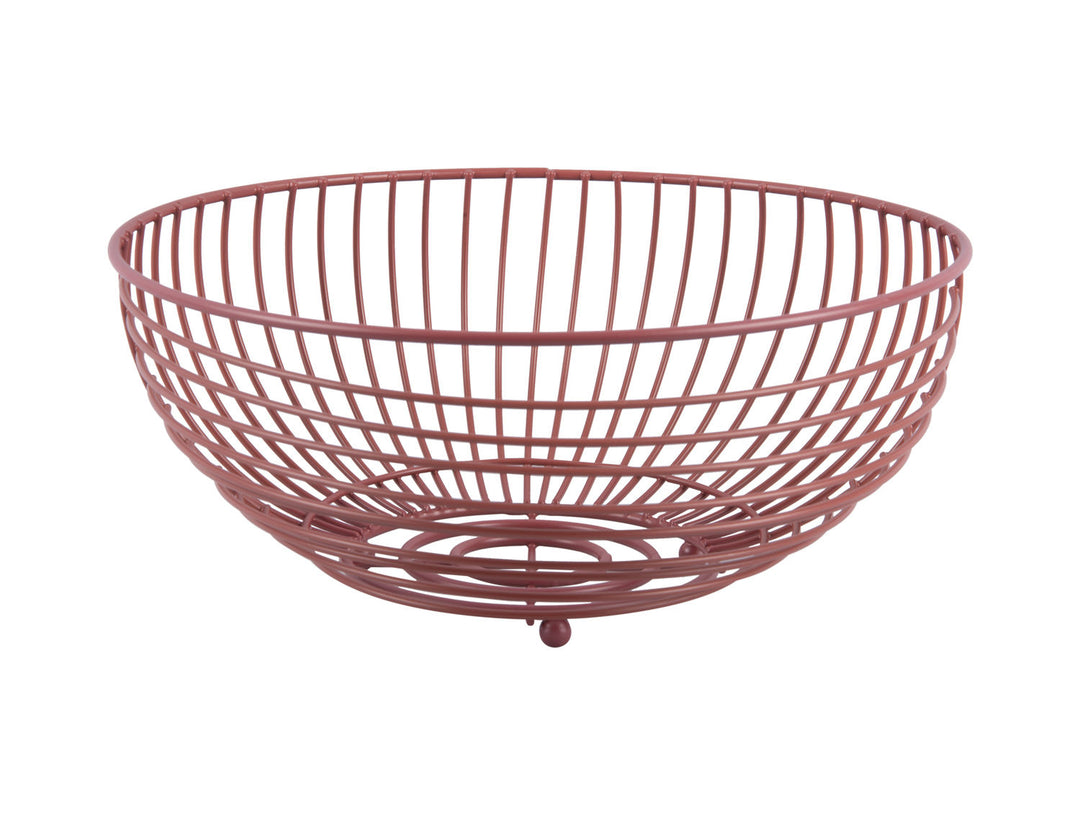 present time Fruit basket Crossways iron matt clay brown
