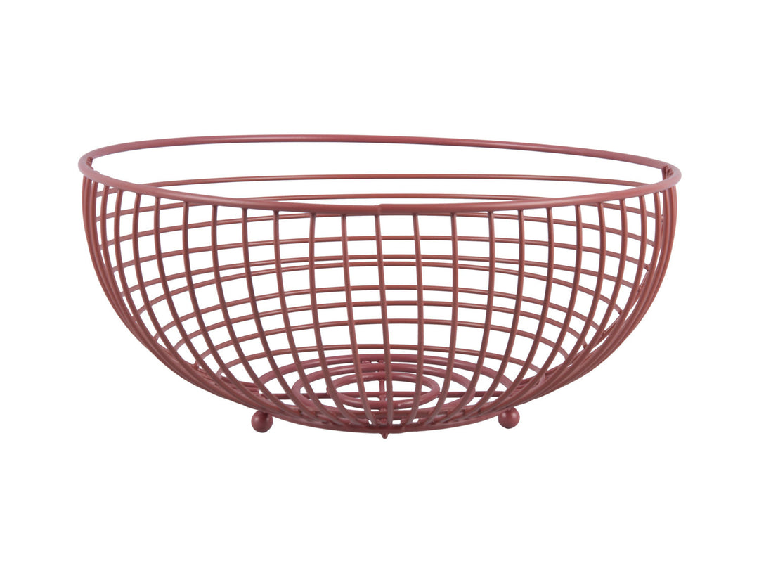 present time Fruit basket Crossways iron matt clay brown
