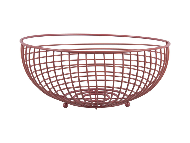 present time Fruit basket Crossways iron matt clay brown