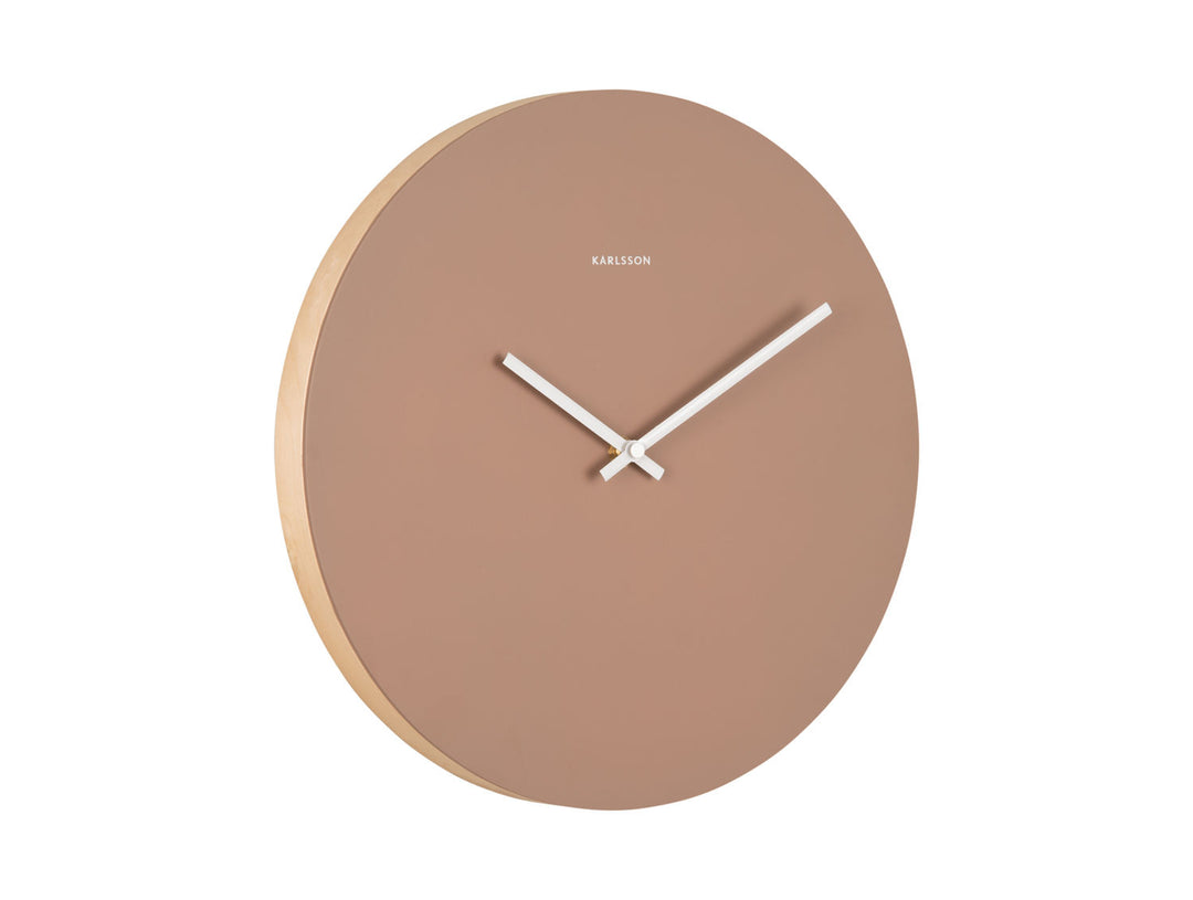 Karlsson Wall clock Colour Splash brown