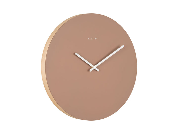 Karlsson Wall clock Colour Splash brown