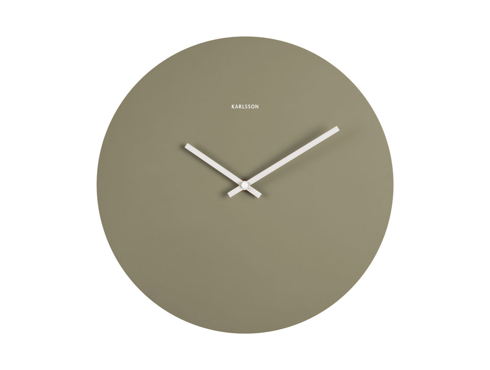 Karlsson Wall clock Colour Splash brown