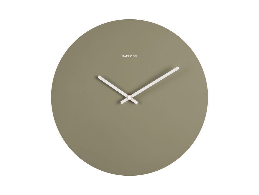 Karlsson Wall clock Colour Splash brown