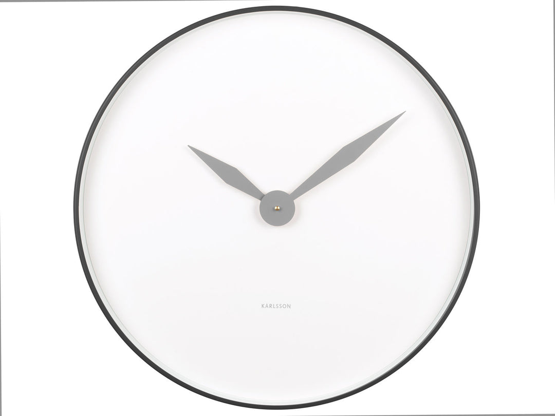 Karlsson Wall clock Albatross iron black