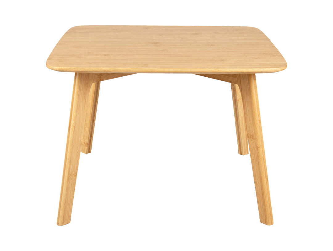 Leitmotiv Side table Bamboo square natural oiled