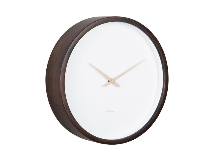 Karlsson Wall clock Ancho dark wood medium