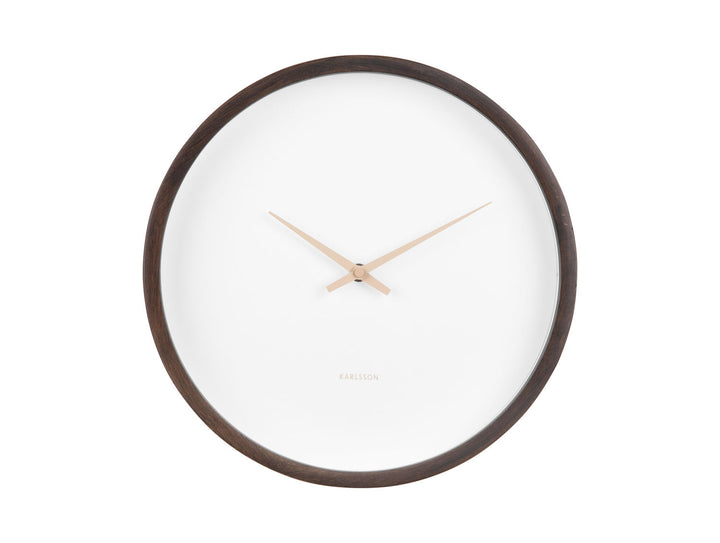 Karlsson Wall clock Ancho dark wood medium