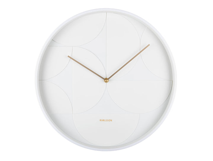 Karlsson Wall clock Echelon Circular white