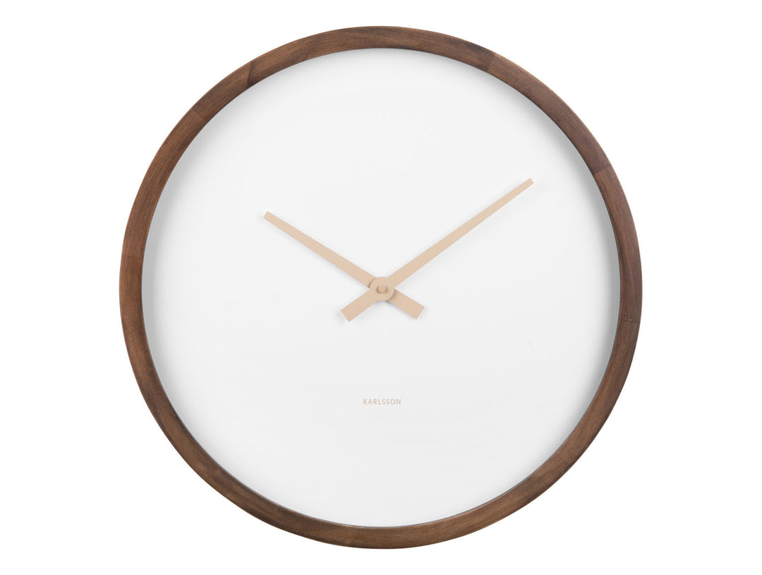 Karlsson Wall clock Ancho dark wood large