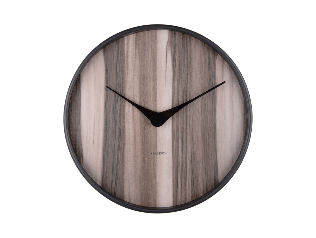 Karlsson Wall clock Wood Melange dark wood