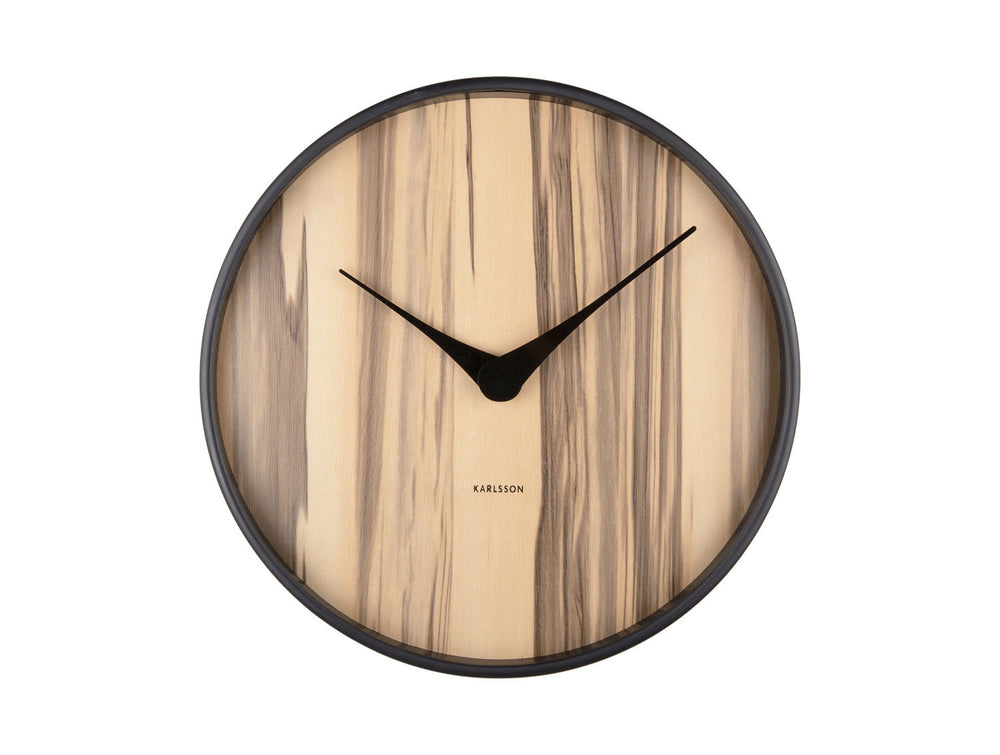 Karlsson Wall clock Wood Melange light wood