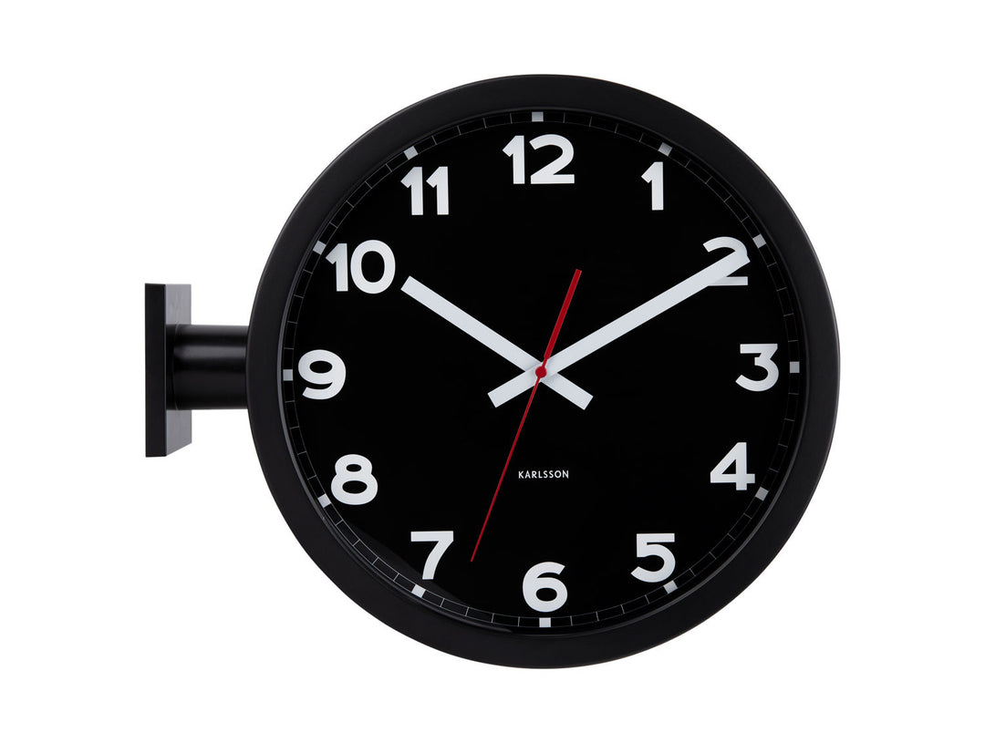 Karlsson Wall clock New Classic Double Sided black