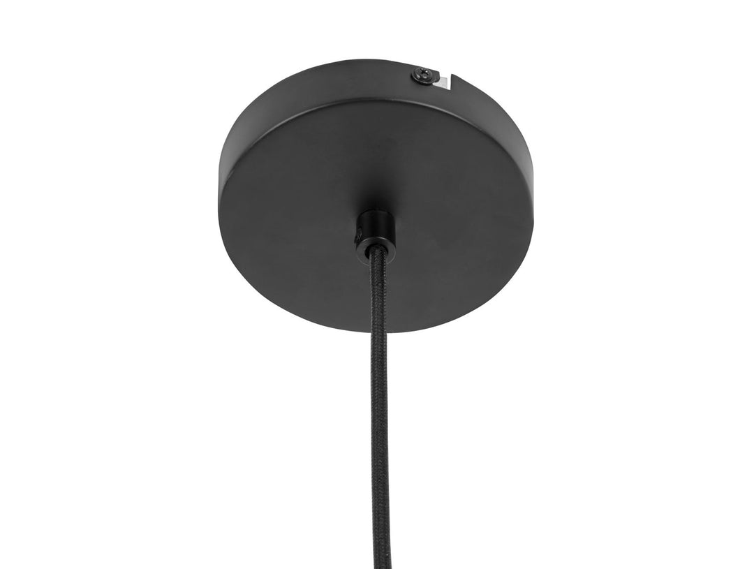 Leitmotiv Pendant lamp Sombra paper rope black