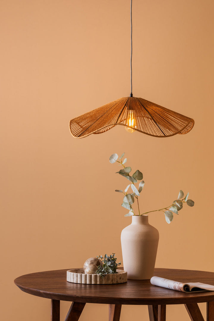 Leitmotiv Pendant lamp Sombra paper rope natural