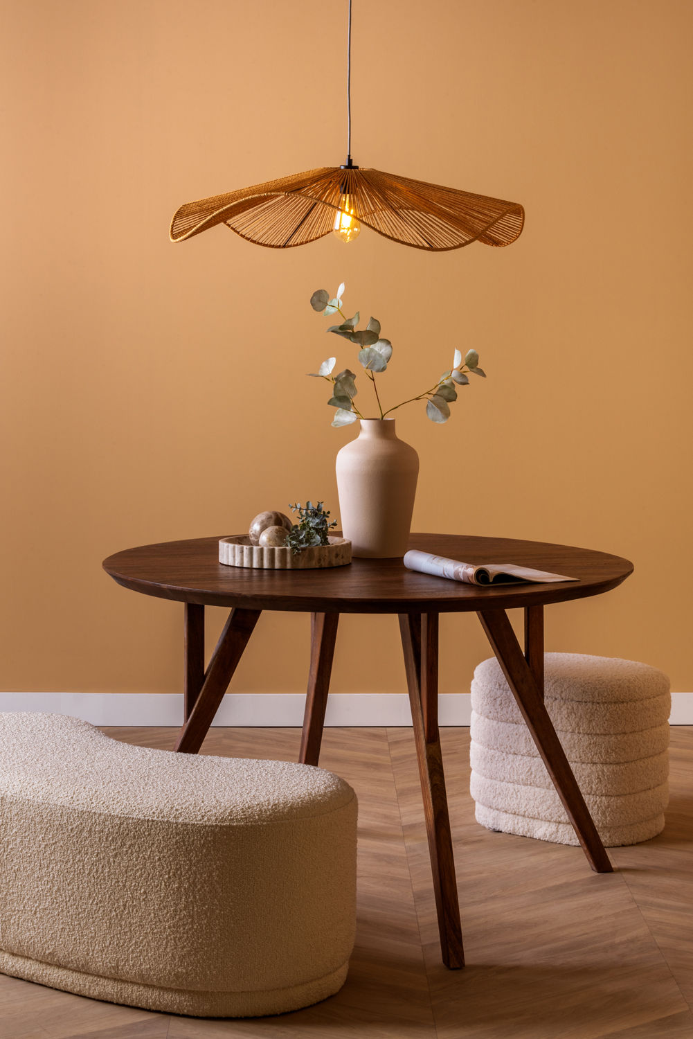 Leitmotiv Pendant lamp Sombra large paper rope naturel