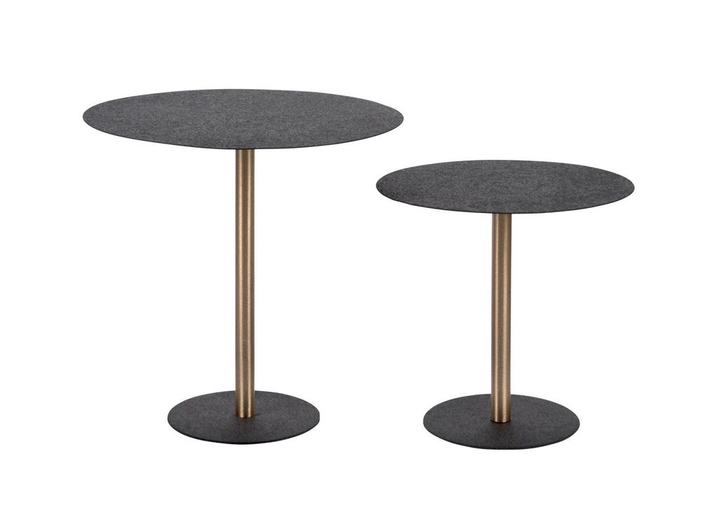 Leitmotiv Side table Dex large iron textured black