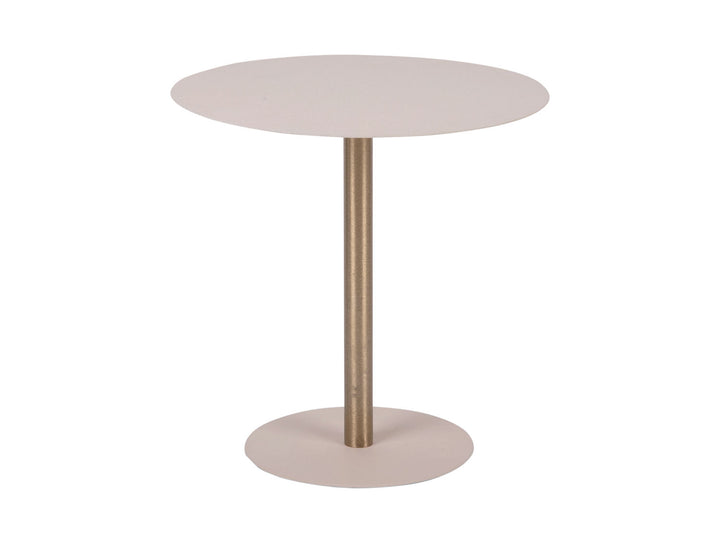 Leitmotiv Side table Dex large iron textured warm grey