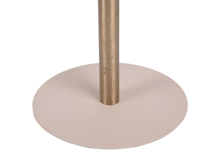 Leitmotiv Side table Dex large iron textured warm grey