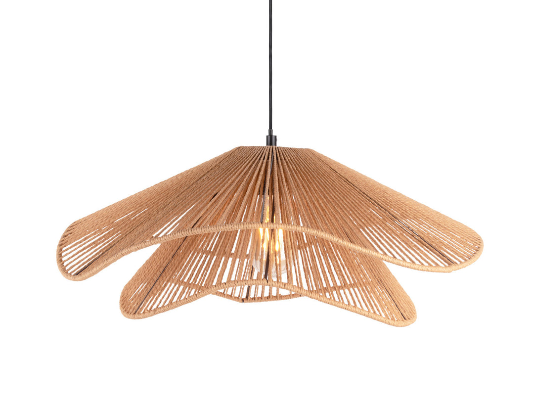 Leitmotiv Pendant lamp Sombra double paper rope naturel