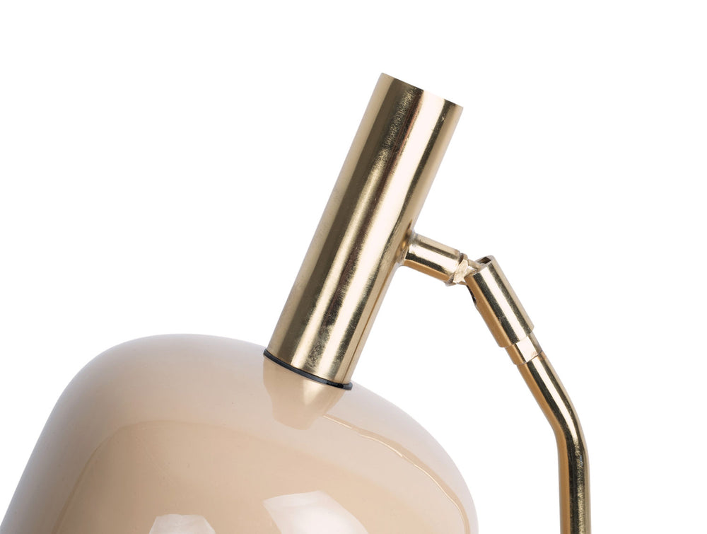 Leitmotiv Table lamp Smart enamel soft brown