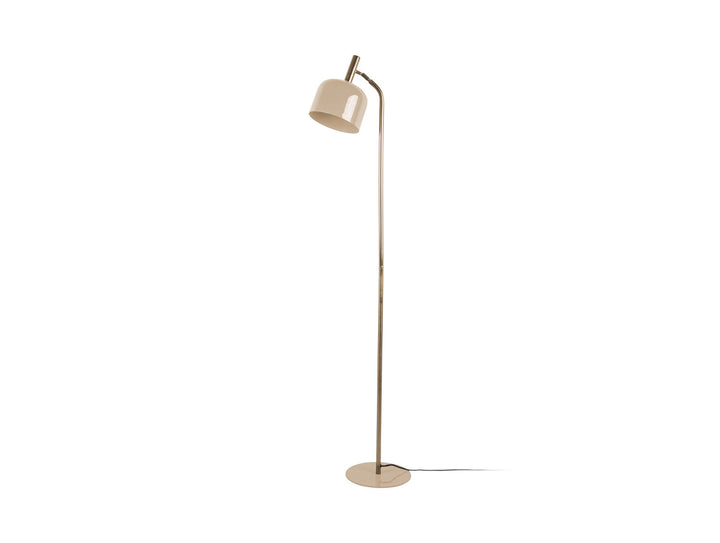 Leitmotiv Floor lamp Smart enamel soft brown